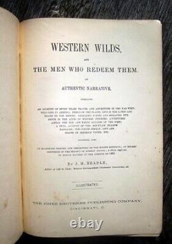 1879 Wild American West Antique Indian Wars Old California Custer Sioux Travel