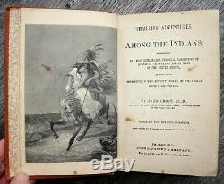 1880 Indian Wars Antique Illustrated Frontier Battles Massacres Ohio River Rare