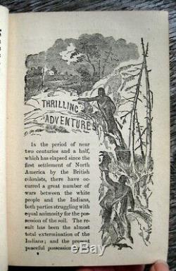 1880 Indian Wars Antique Illustrated Frontier Battles Massacres Ohio River Rare