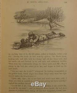 1880 LITTLE WOMEN Civil War Victorian Book RARE Antique Doll Slavery vtg ALCOTT