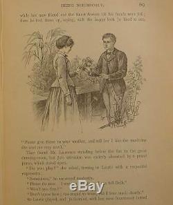 1880 LITTLE WOMEN Civil War Victorian Book RARE Antique Doll Slavery vtg ALCOTT