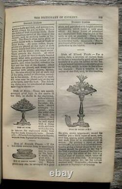 1880s ANTIQUE COOKBOOK Mrs. Beeton's Victorian RECIPES Vintage COOKERY Old RARE