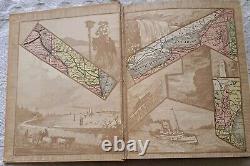 1883. 1st Antique Travel Book Zigzag Journeys in the Occident. Rare Illustrated