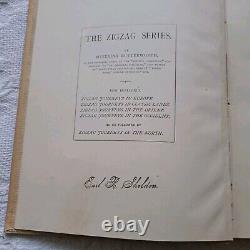 1883. 1st Antique Travel Book Zigzag Journeys in the Occident. Rare Illustrated