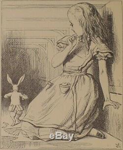 1883 ALICE IN WONDERLAND Antique TENNIEL Disneyana RARE Childrens LEWIS CARROLL