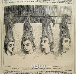 1883 FAIRY TALES Antique ILLUSTRATED Victorian FANTASY Magic WITCH Elf RARE BOOK