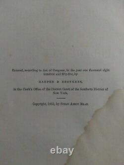 1883 Two Vol RARE Books HISTORY of NAPOLEON BONAPARTE Antique 1st Ed