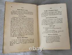 1884 Rare HUNTER SIFTER COOK BOOK cookbook COOKING Antique OLD Vintage Baking