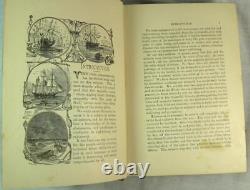 1885 Antique Book The Water World Hard Cover Book Very Good Rare