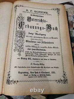 1885 Church Book Antique Vintage Retro Antique Collection