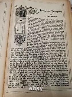 1885 Church Book Antique Vintage Retro Antique Collection