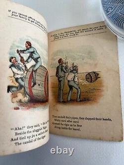 1886 PRUDENTIAL INSURANCE rare antique COMIC BOOK TIGER THE LEFTENANT & BOSUN `