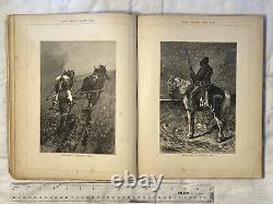 1889 RARE Daisy Dimple's Scrap Book Cassell & Company Pictorial Large HC Antique