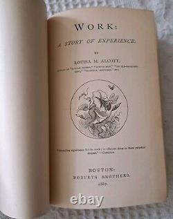 1889. WORK By Louisa May Alcott. RARE Antique Illustrated By LITTLE WOMAN AUTHOR