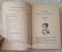 1889. WORK By Louisa May Alcott. RARE Antique Illustrated By LITTLE WOMAN AUTHOR