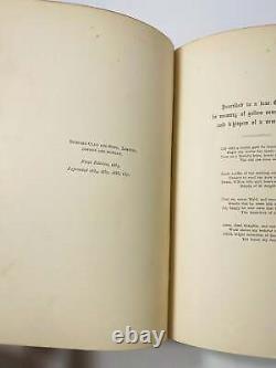 1890 RARE Lewis Carroll Rhyme and Reason antique book FIRST Edition author of Al