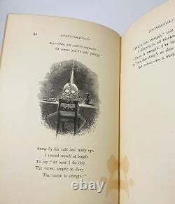 1890 RARE Lewis Carroll Rhyme and Reason antique book FIRST Edition author of Al