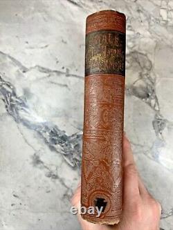 1890 Rare Antique History Book Male Life Among the Mormons Incredible