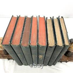 1890s Dickens Dumas Antique Book Collection, Peter Fenelon Collier 8 Volume Set
