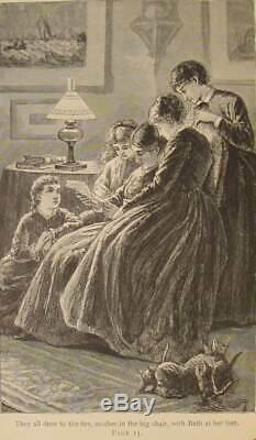1891 LITTLE WOMEN Civil War Victorian RARE Antique SLAVERY men LOUISA MAY ALCOTT