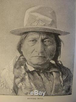 1891 WILD LIFE PLAINS General Custer INDIAN WAR Rare ANTIQUE BOOK 1st Ed VTG