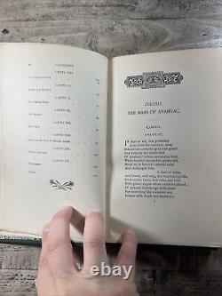 1892 Antique Poetry Book Zululu, the Maid of Anahuac RARE, SCARCE 1st ed