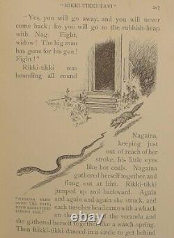 1894 THE JUNGLE BOOK Antique FIRST EDITION 1ST PRINTING Disney RUDYARD KIPLING