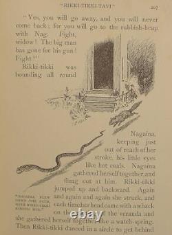 1894 THE JUNGLE BOOK Antique FIRST EDITION early printing RUDYARD KIPLING Disney