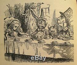 1895 ALICE IN WONDERLAND Alice's Adventures FANTASY Antique RARE Lewis Carroll