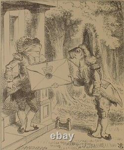 1896 Antique ALICE IN WONDERLAND Alice's RARE EDITION Adventures Child 1st Book