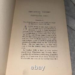 1896 Antique Rare Centennial History of Cleveland Ohio OH History Clara Urann