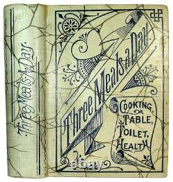 1896 RARE VICTORIAN COOKBOOK Vintage Cookery Pastry Confectionery ANTIQUE OLD