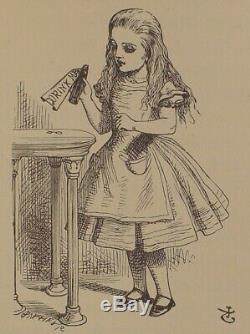 1899 ALICE IN WONDERLAND Antique TENNIEL Disneyana RARE Childrens LEWIS CARROLL