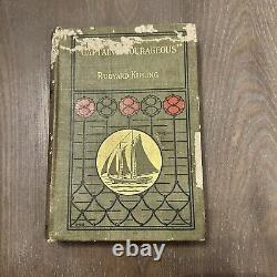 1899 Antique, Rare Book Captains Courageous by Rudyard Kipling (1899, Hardcover)