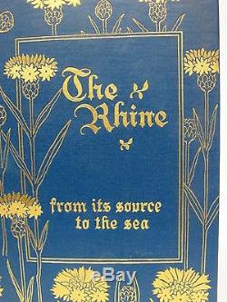 1899 THE RHINE Victorian Fine Bindings ANTIQUE BOOK SET Rare HC/DJ Germany GIFT