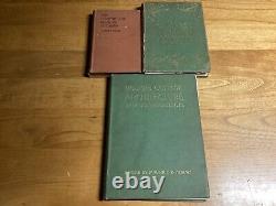 1900-1919 Collection Of 3 Antique Cottage Architecture Books See Below