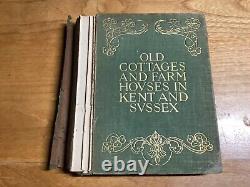 1900-1919 Collection Of 3 Antique Cottage Architecture Books See Below