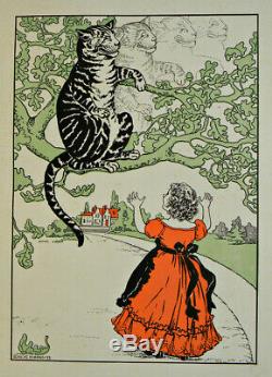 1900 ALICE IN WONDERLAND Antique FIRST EDITION Alice's RARE Adventures CARROLL