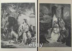 1901 ANTIQUE RUSSIAN BOOK SCHILLER WORKS withMANY LITHO ILLUSTRATIONS Vol. 3 RARE