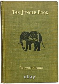 1905 edition THE JUNGLE BOOK Antique FIRST & 2ND early printing RUDYARD KIPLING