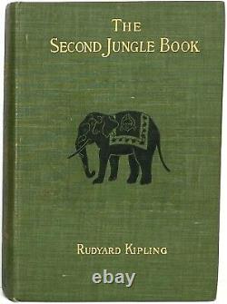 1905 edition THE JUNGLE BOOK Antique FIRST & 2ND early printing RUDYARD KIPLING