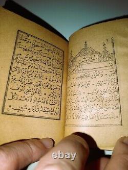 1906 Edition Rare Miniature Size Antique Islamic Talisman Book