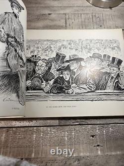 1906 Large Antique Art Collection Book Our Neighbors Charles Dana Gibson