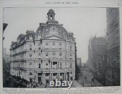 1906 NEW YORK CITY Rare Antique Photo Book VICTORIAN GILDED AGE MANHATTAN GOTHAM