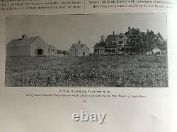 1907 New Hampshire NH Antique Edwardian Era Farm Summer Home Book Rare Original