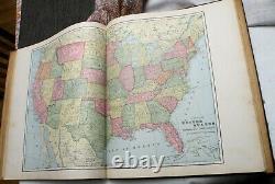 1907 Standard Atlas of St. Joseph County, Michigan with Plat Book HB Ogle 1st RARE