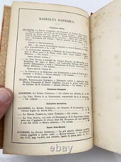 1907 la divina comedia dante alighieri HC GORGEOUS in Italian RARE antique book
