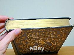 1909 Gulliver's Travel FIRST Edition Arthur Rackham Fairy Tale Antique Book RARE