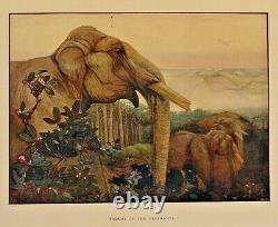 1909 THE FIRST JUNGLE BOOK Antique COLOR EDITION Rudyard KIPLING Disney DETMOLD