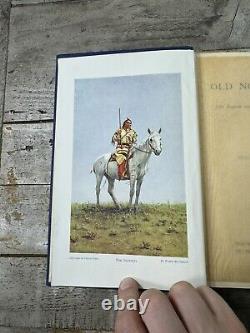 1910 Antique History Book The Old North Trail Blackfeet Indians Rare 1st ed